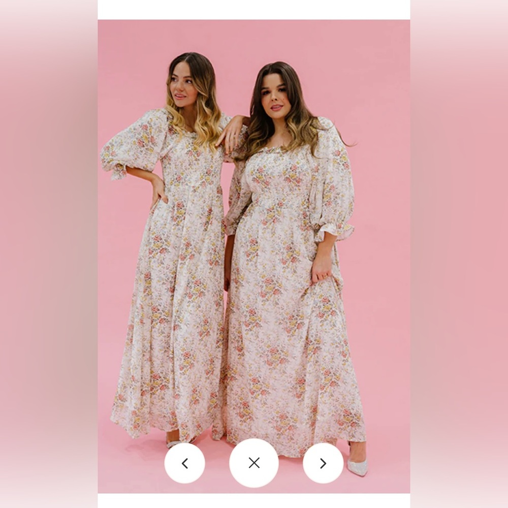 KARINA GARDEN PARTY FLORAL DRESS